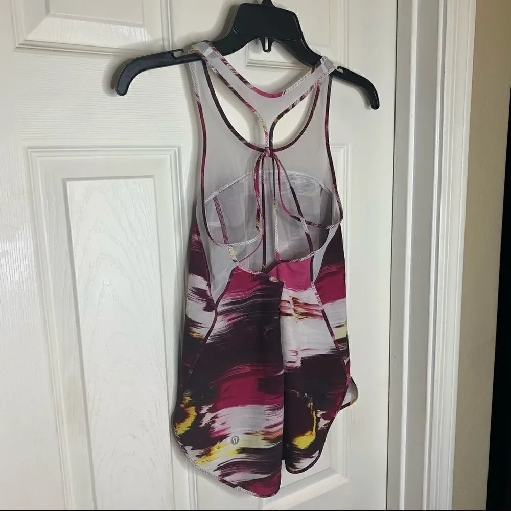 LULULEMON PIGMENT WIND DUCK SAUCE 5 MILE SINGLET